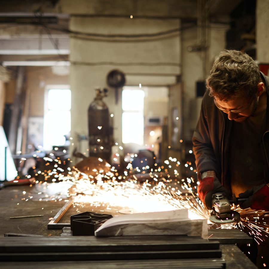Blacksmith at work